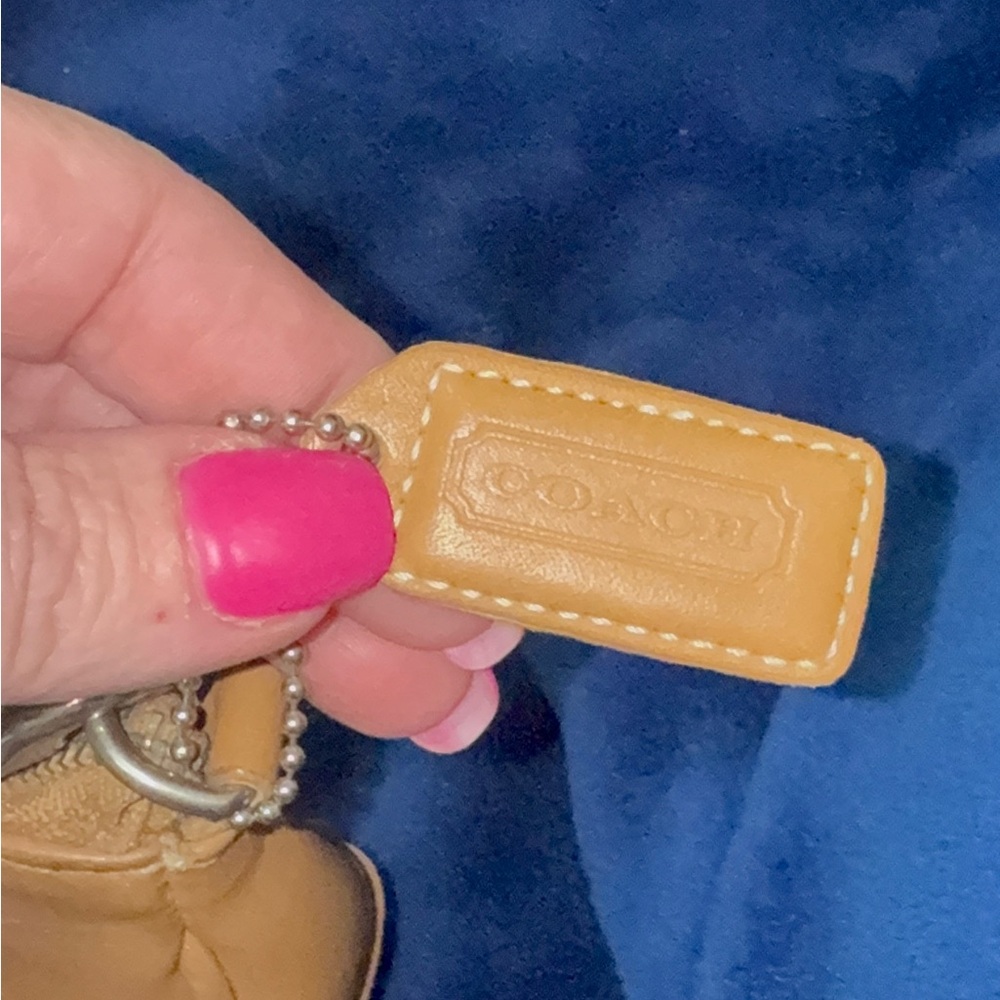 Vintage Coach 7785 Tan Leather Mini Shoulder Bag 1994 USA Made - Picture 4 of 11